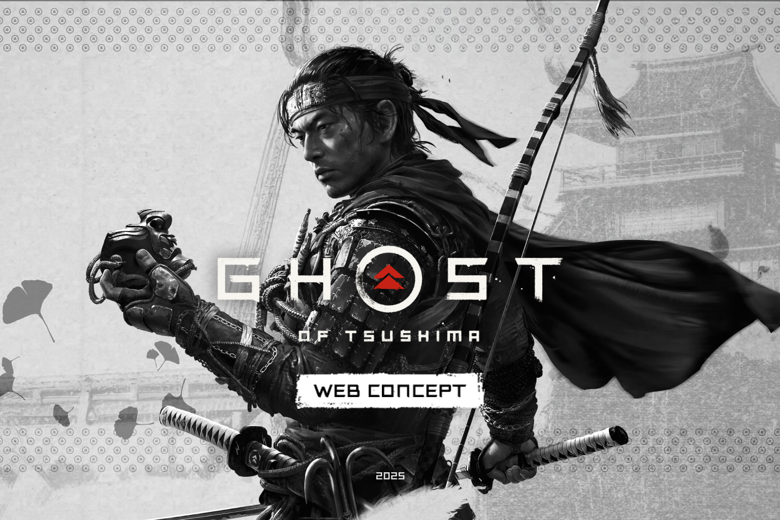 Ghost of tshushima: game website design